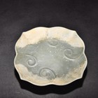 7 china Antique Song Dynasty Ru Kiln Porcelain Cyan Glaze Lce Crack Grass Plate