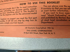 1953 How To Operate Lionel Trains And Accessories Booklet