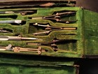 Vtg Drawing Instrument Set Original Case Drafting Tools High Grade Wrought Metal