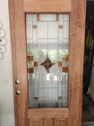 Antique Solid Wood With Stained Glass Door  Open To Negotiation 