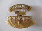 Vintage 1975 Greyhound Bus Driver Airport Service Hat Badge Pin Free Shipping
