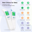 Ear And Forehead Thermometer For Adults  3-in-1 Infrared Digital Thermometer For