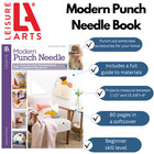 Leisure Arts Modern Punch Needle Book  Punch Needle Adults Beginner  Patterns 