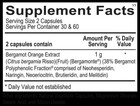 Ortho Molecular Bergamot Bpf 120 Capsules  New