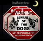 Beware Of Dog Sign Reflective Highly Visible 12x12  Dog Warning Signs Beware Of