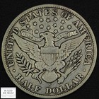 1910 S Barber Silver Half Dollar 50c