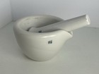 Vintage Coors Usa Porcelain Apothecary Mortar  522-1  And Pestle  1 