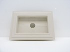      Vinyl Siding Mounting Block Universal Fit Split Pipe Classic Mount Ivory     