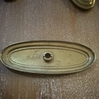 Oval Brass Finish Gold Metal Cabinet Backplates  36 Pack P 277