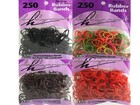 1 Pack  250 Pieces  Rubber Bands For Hair Pony Tails   Braids braid Holder 