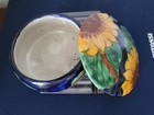 Vintage Sunflower Talavera Trinket Box