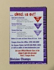 1999-2000 Lowell Lock Monsters Hockey Pocket Schedule Ahl         