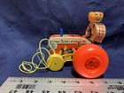 Fisher Price - Farmer On Tractor 629 - Pull Toy - Vintage - 1961 - Free Shipping