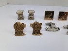 Vtg Cufflink Lot 8 Pairs- Gold Filled Bears Swank Sarah Cov Baer   Wilde