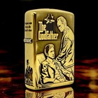 The Godfather Custom Brass Zippo Armor Lighter