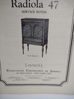 Rca Radiola 47 Vintage Original 1929 Service Notes Manual Radio Victor 28 Pages