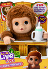 Little Live Pets Baby Monkey Interactive Plush Toy 50  Sounds Actions Kids