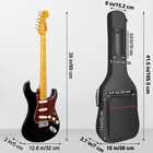 39  Electric Guitar Case 7mm Padding Electric Guitar Bag Waterproof Electric    