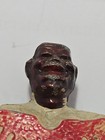 Vintage Manoil Happy Man With Watermelon On A Fence Metal Lead Figure  41 14