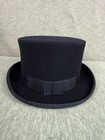 New Christy Navy Blue Dressage Top Hat Us 6 7 8  uk 6 3 4  100  Wool