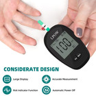 Lpow Blood Glucose Monitor Kit  100 Glucometer Strips  100 Lancets Model Kit