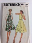 Butterick 3792 Vintage Sewing Pattern Womens Dress Jacket Size 10