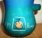 Keramikli Honey Jar - Handcrafted Porcelain From Israel - Rosh Hashanah Apple