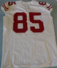San Francisco 49ers On Field Game Cut Jersey 2019 Size 48   Lineman  Sleeves  85