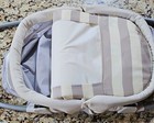 Swaddleme By Your Side Sleeper Convertible Bedside Sleeper Gray beige Foldable