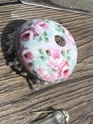 Vtg Dollhouse Porcelain Lamp Shade Signed Niglo R Handpainted