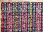 Vintage Corte Loomed Fabric Early Double Ikat Guatemala Huipil Textile Ex-museum
