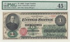 1862  1 Legal Tender Note Fr-16 Pmg-45 Epq