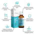 Salicylic Acid Skin Cosmetic Peel -acne Wrinkles Dull Clogged Pores Wart Remover