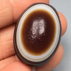 Tibetan Pure Natural Old Agate Dzi Sky Eyes Bead 28mm S0622