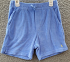 Polo Ralph Lauren Terry Short Big Boys Medium 10-12 Blue Drawstring Waistband