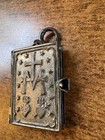 Rare Antique Mini Book Pendant  Passion Of Christ Made In France B w Pictures