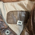 Vintage Thunderwear Leather Bomber Jacket Mens Size 44 Faded