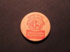 1957 Buffalo  New York Wooden Nickel Token- Buffalo  Ny 125 Anniversary Coin Red