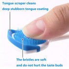 Tongue Brush  Scraper  Cleaner Helps Fight Bad Breath  3 Tongue Sc