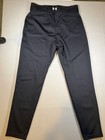 Men   s Under Armour Black Baseball Pants Size L Used Great Condition