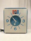 Vintage Pepsi Clock Dualite 1970s Soda Advertising Lighted Sign 16  Square