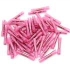 100pcs Red Heat Shrink Butt Wire Connectors Crimp Terminals Awg 16-22 Gauge