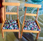 Vintage 1 6 Handmade Wooden Doll House Furniture Table   Chairs Miniatures Mini