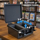 Casematix Graded Card Storage Box For Bgs  Psa Cards   Top Loader Card Case