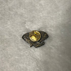 Elephant Head Bust Antique Bronze Gold Tone Lapel Vest Hat Pin D28