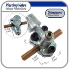 Appli Parts Apt-pv110 1 4  5 16  3 8 In Bullet Piercing Valve Kit With Tube Size