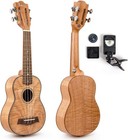 Kmise 21 Inch Soprano Ukulele  Classical Headstock Hard Lightweight Okoume Ukele