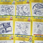 Lot Of 17 Vintage Aunt Martha   s Hot Iron Transfers Embroidery Patterns