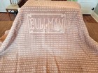 Vintage Pullman Rail Road Wool Blanket  s-17 - 86    55 