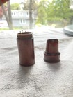 Antique Wood  Sewing  Needle Case